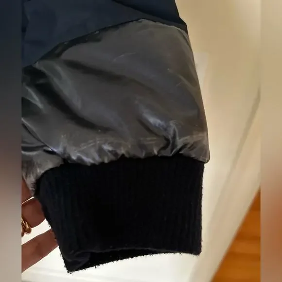 CrewCuts Girls' reversible puffer Hoodie Jacket with Prima Loft Blue XL - Picture 4 of 16